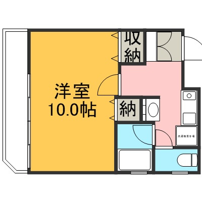 メゾン・ド・エクレール十三間町の間取り