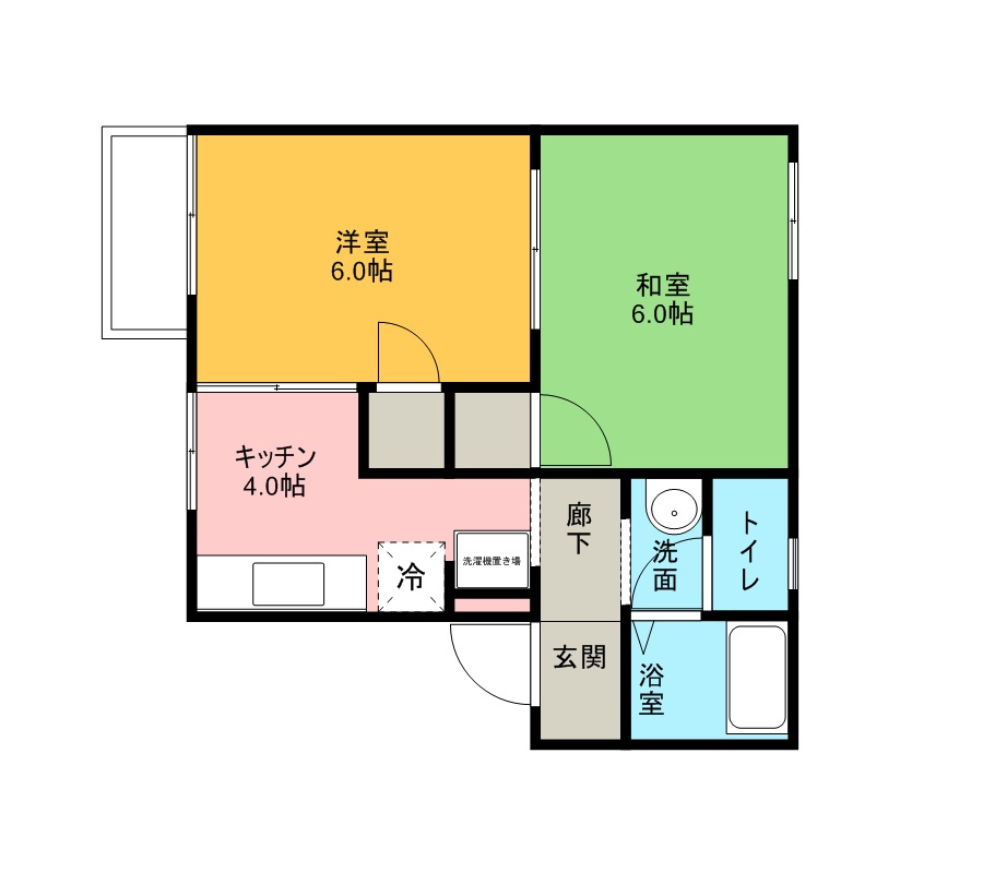 ガーデン秋桜の間取り