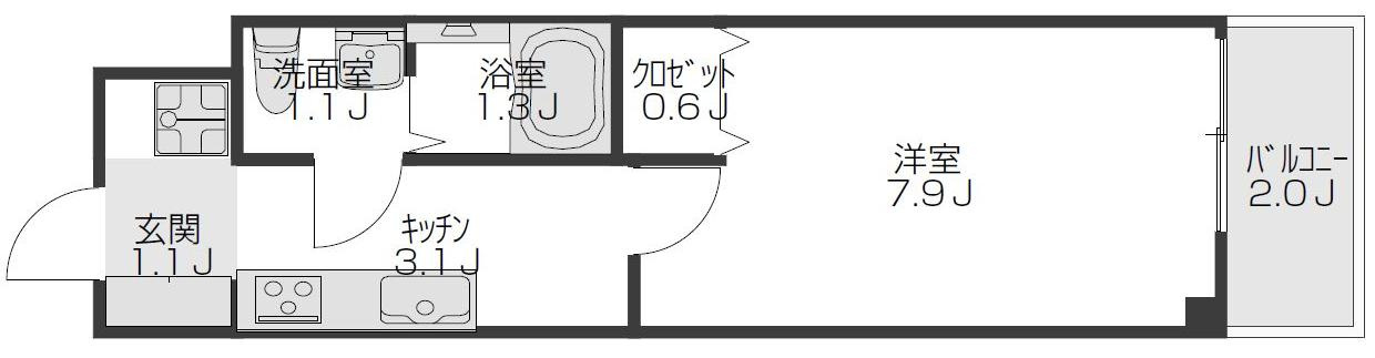 グリーンハイム駅西の間取り