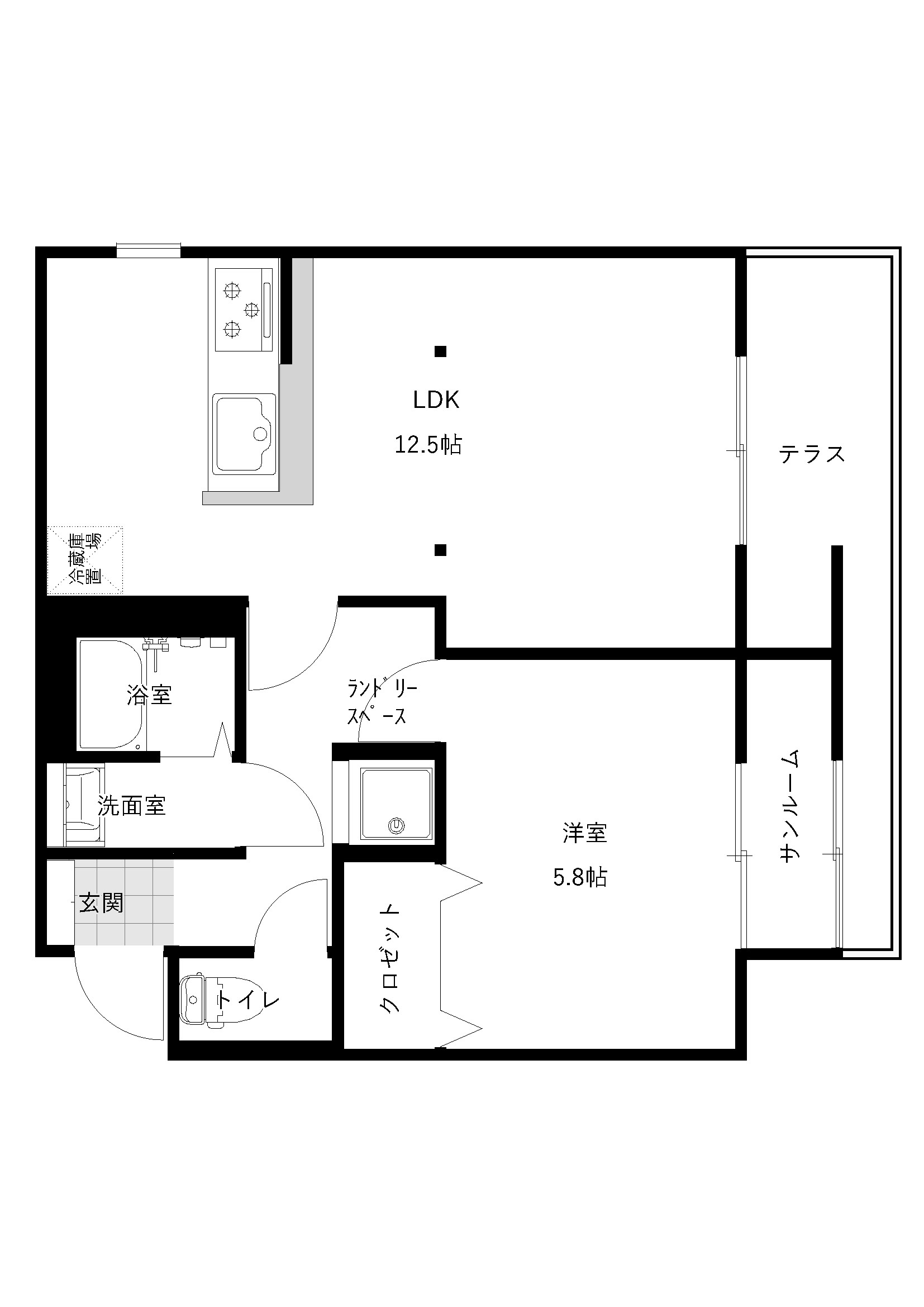 エリカントMの間取り