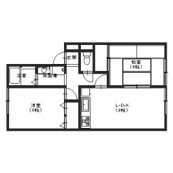ソシア601の間取り