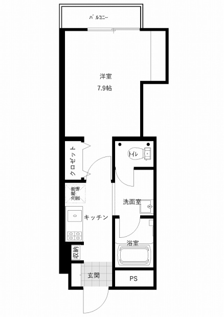 カーサウエストTの間取り