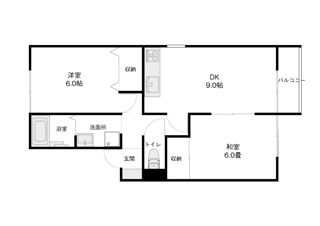セジュールMの間取り