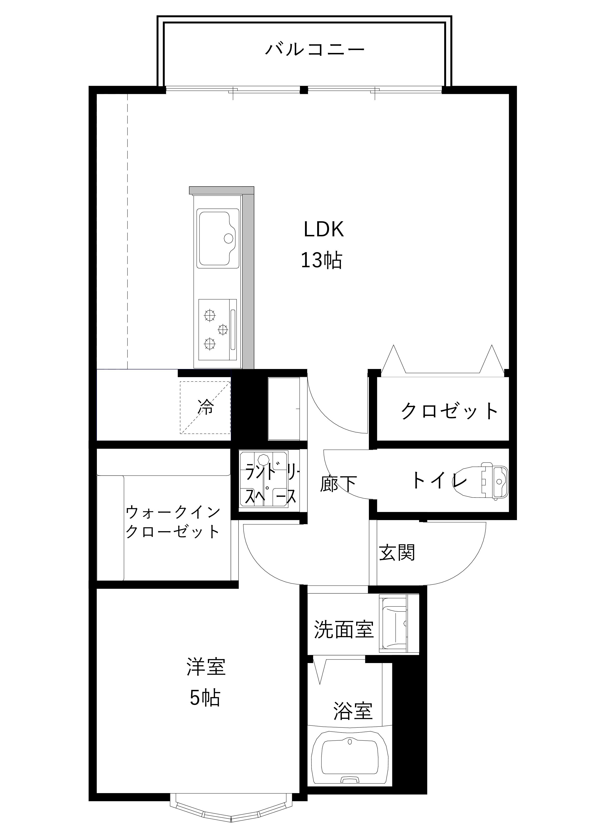 ラフィーヌ三池の間取り