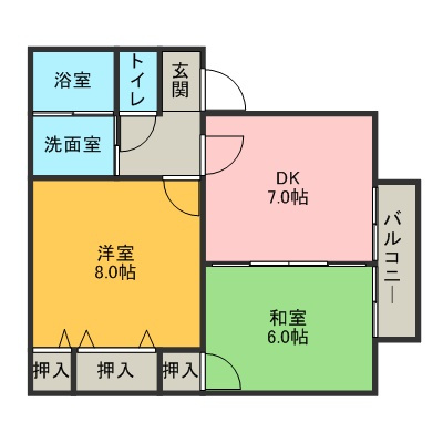 シャルマン高千穂の間取り