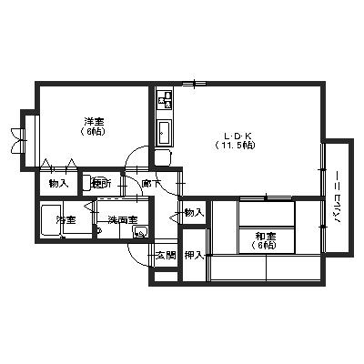 シャトーYの間取り