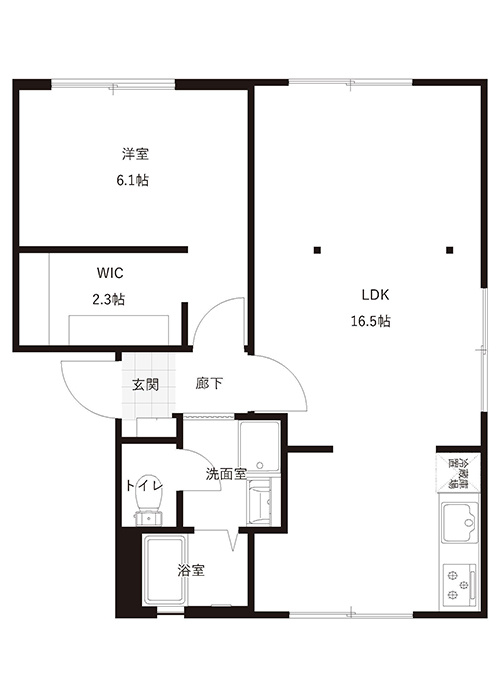フレグランスTKの間取り