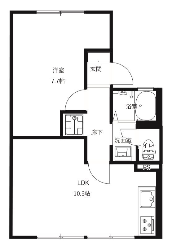 セジュールひかりの間取り