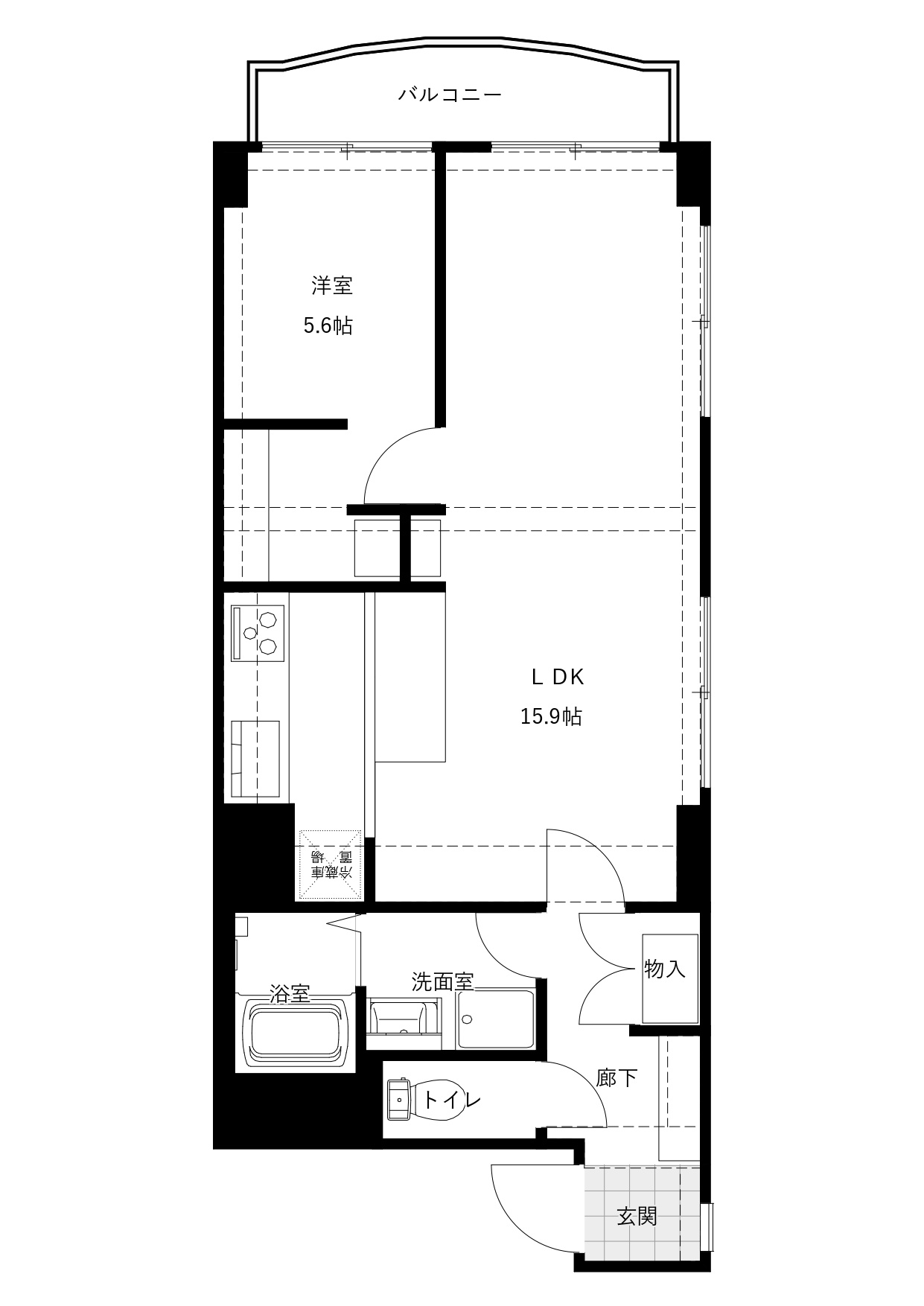 メゾーンニシガの間取り