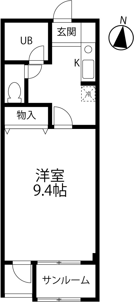 グリーンハイツⅠ番館の間取り