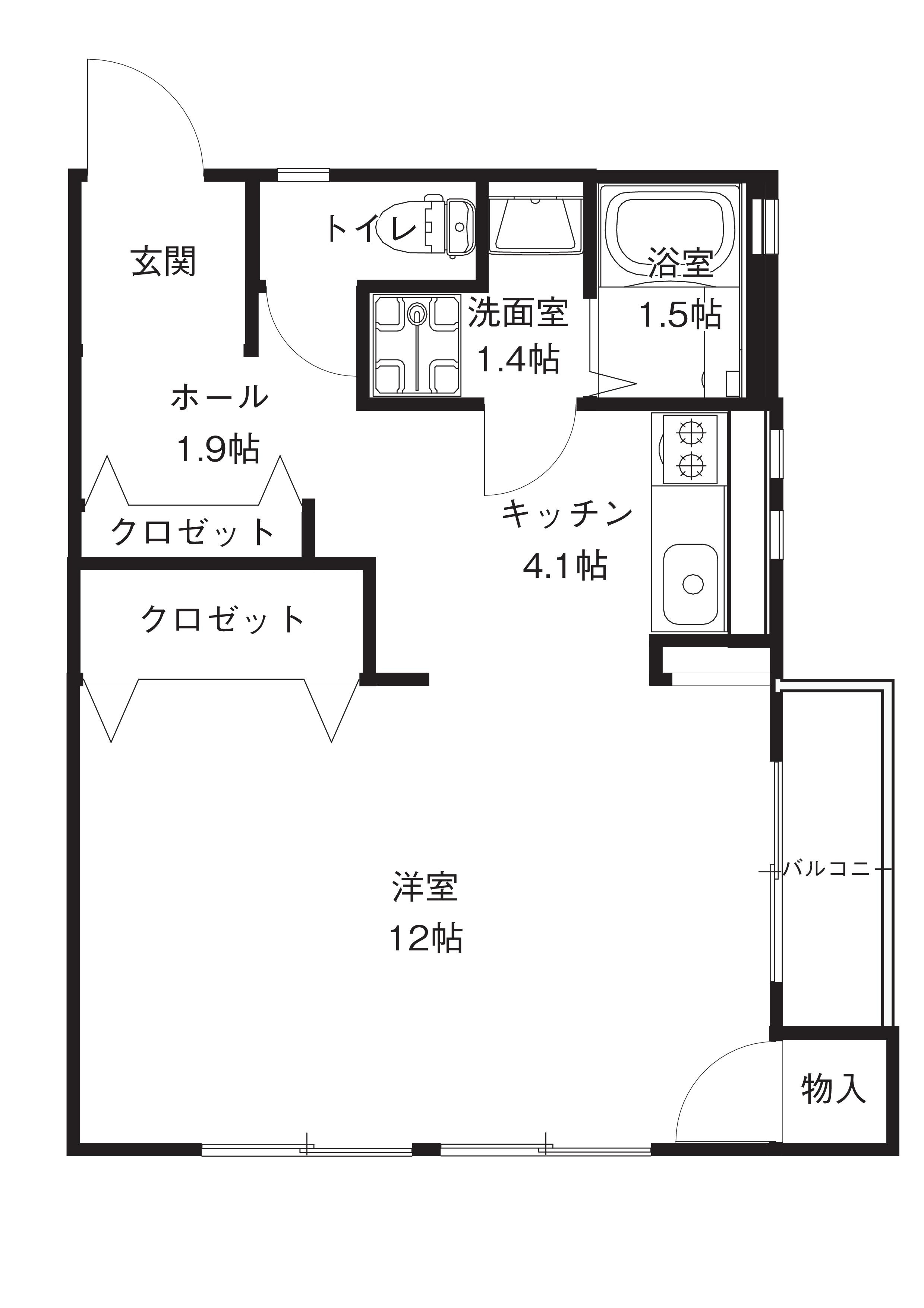 グラシューズの間取り