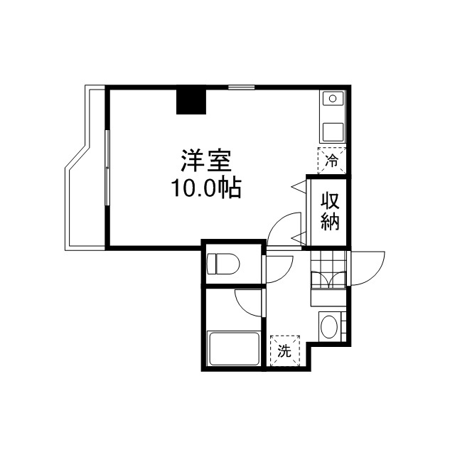 リブロイヤル石引Ⅱの間取り