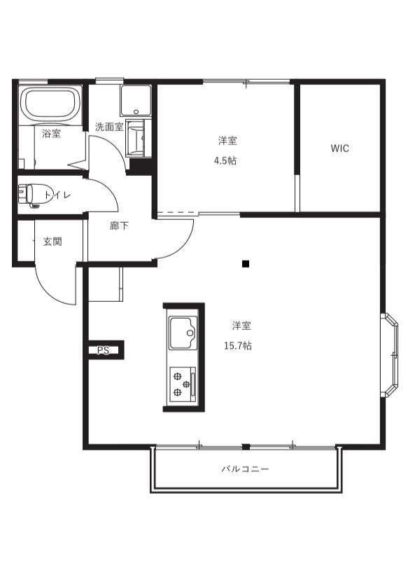 ハイカムール壱番館の間取り
