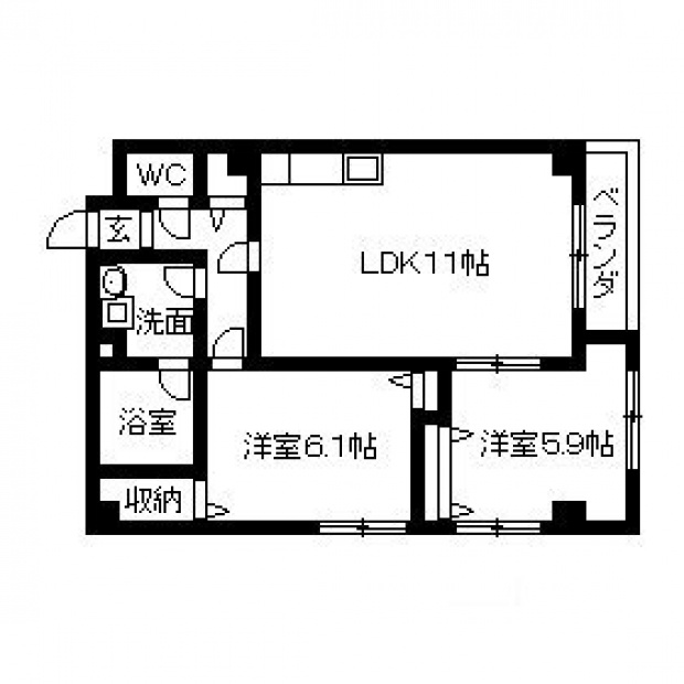 サンセールの間取り