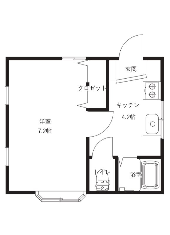 キャッスル8の間取り