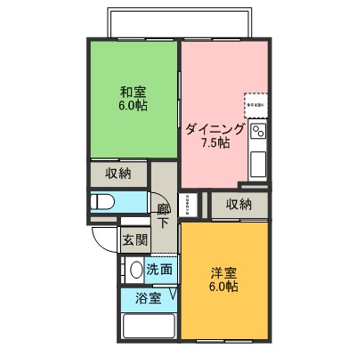 ハウゼスMTの間取り