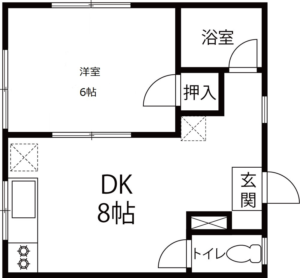 ヴィラ・エスエフの間取り
