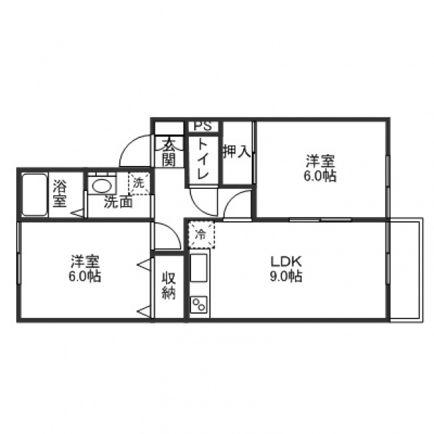 キティ・ハウスの間取り