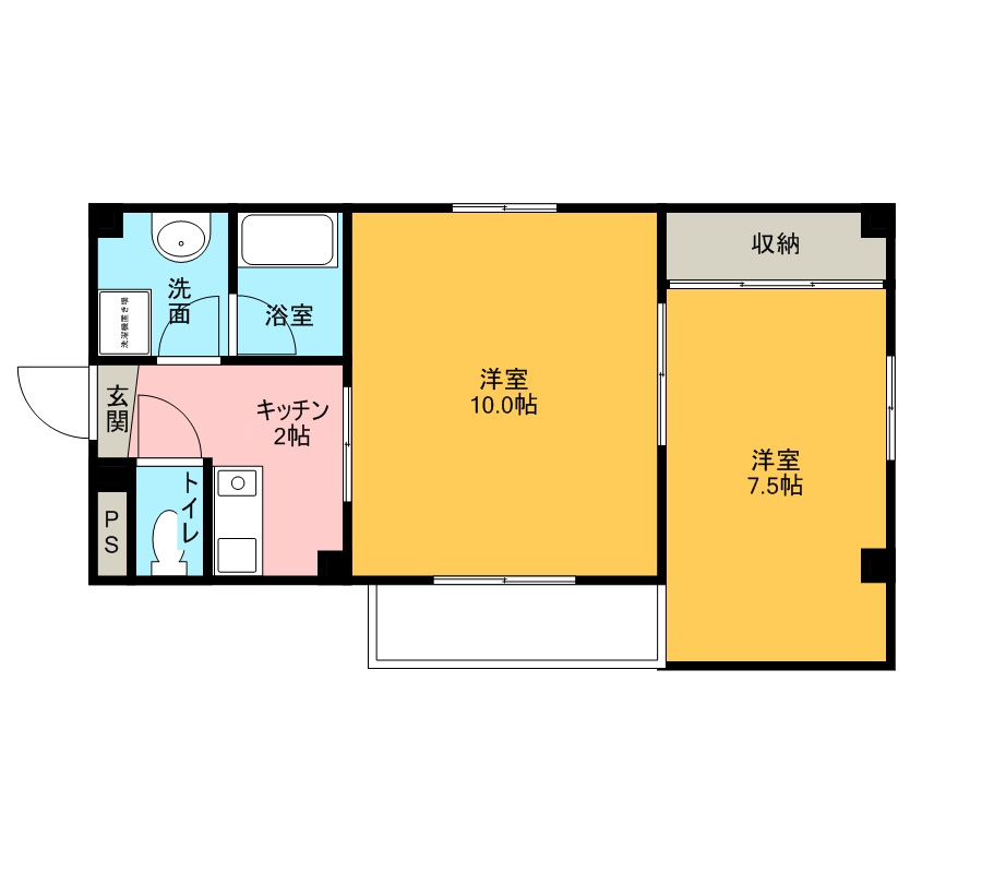 ガイア桜田の間取り