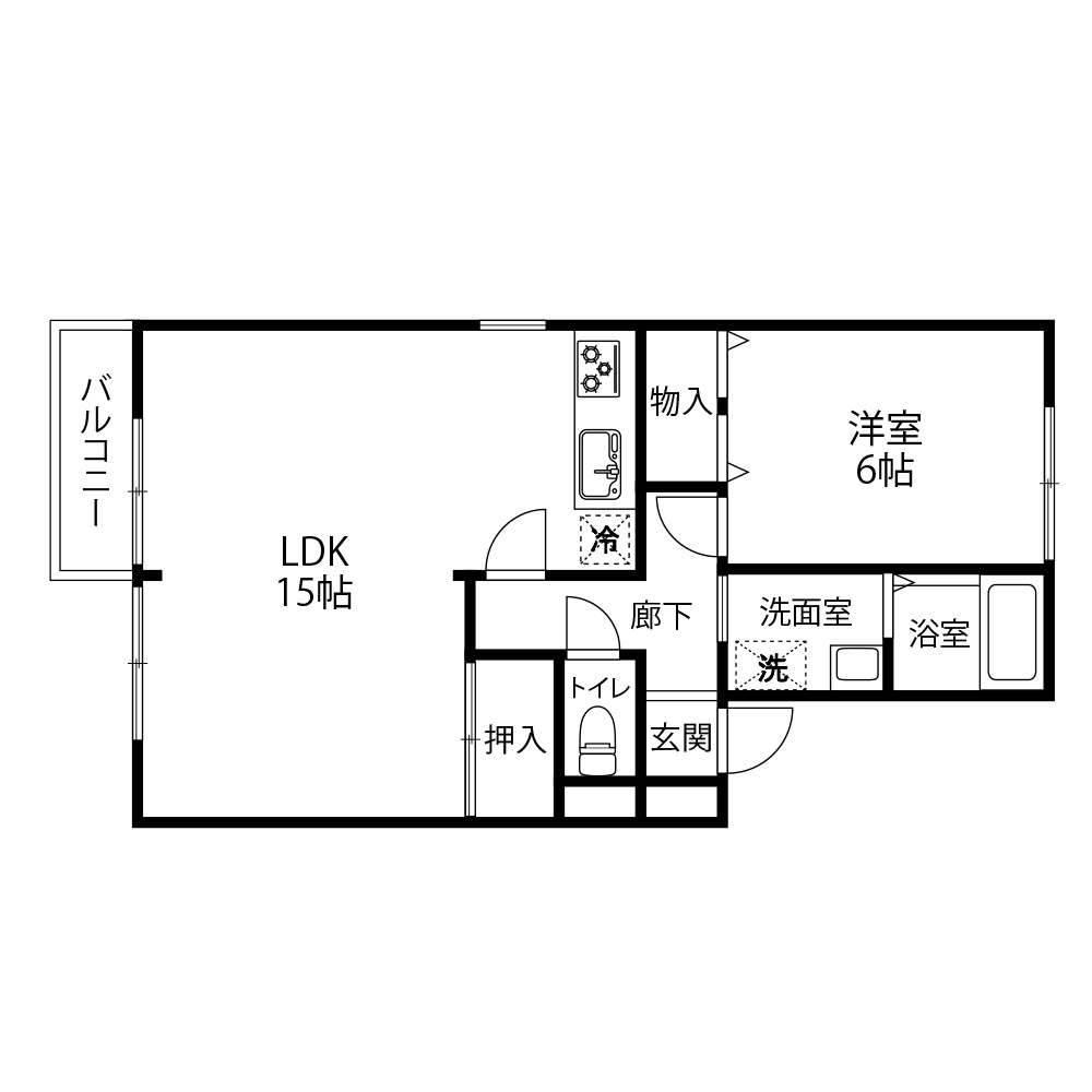 ブライトン14の間取り