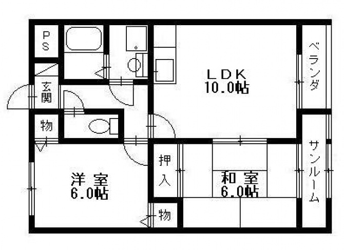 MKFマンションの間取り