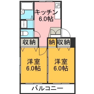 ファミール三池の間取り