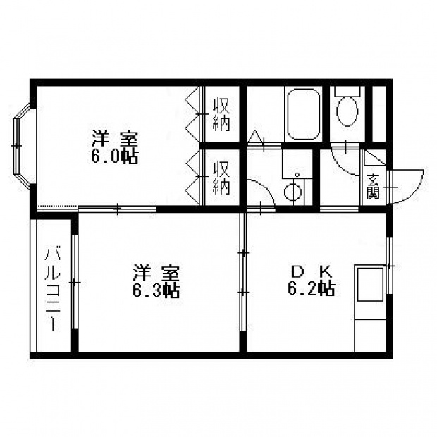 グラシューズの間取り