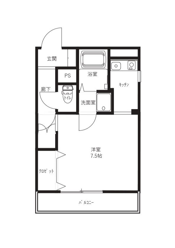 ウイングカナザワ1の間取り
