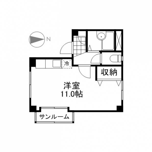 ガーデン雪割草の間取り