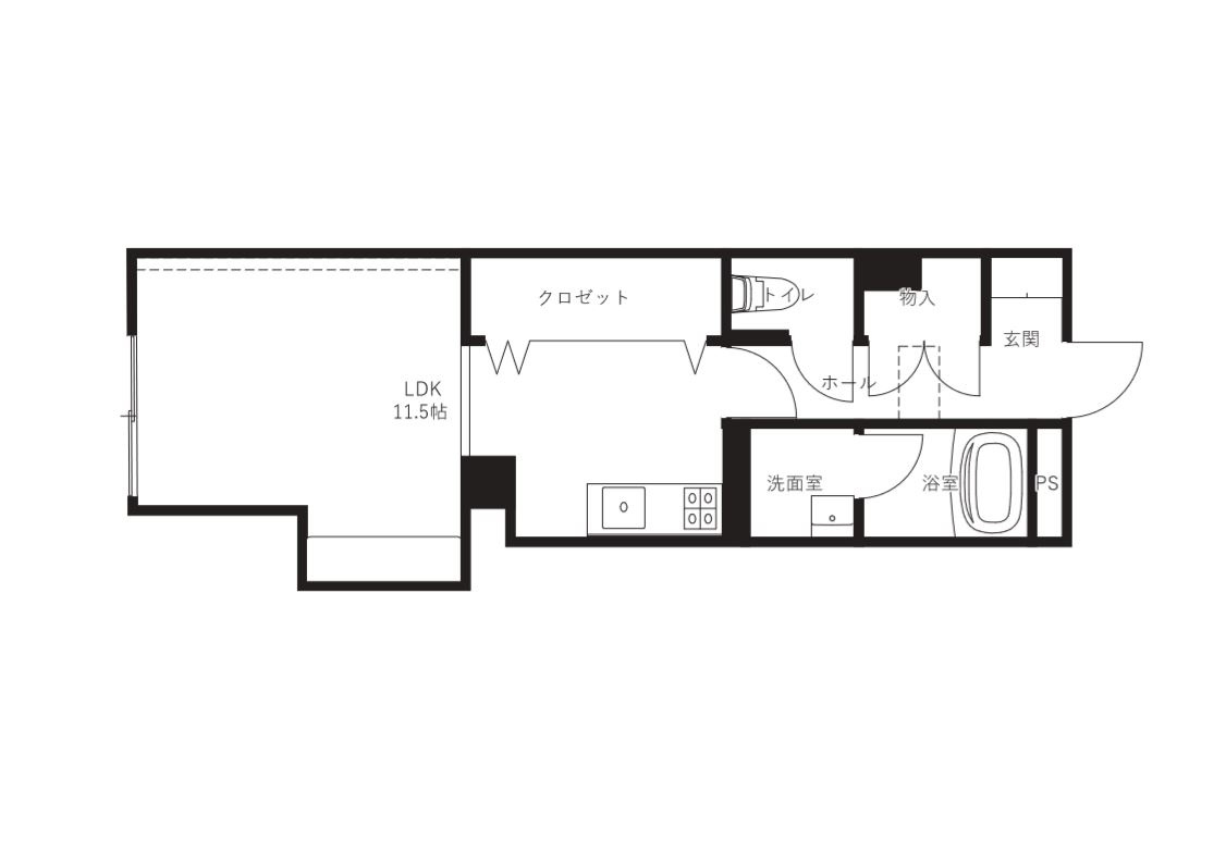 カーサウエストTの間取り