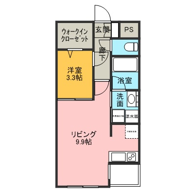 エフクラージュ横川の間取り