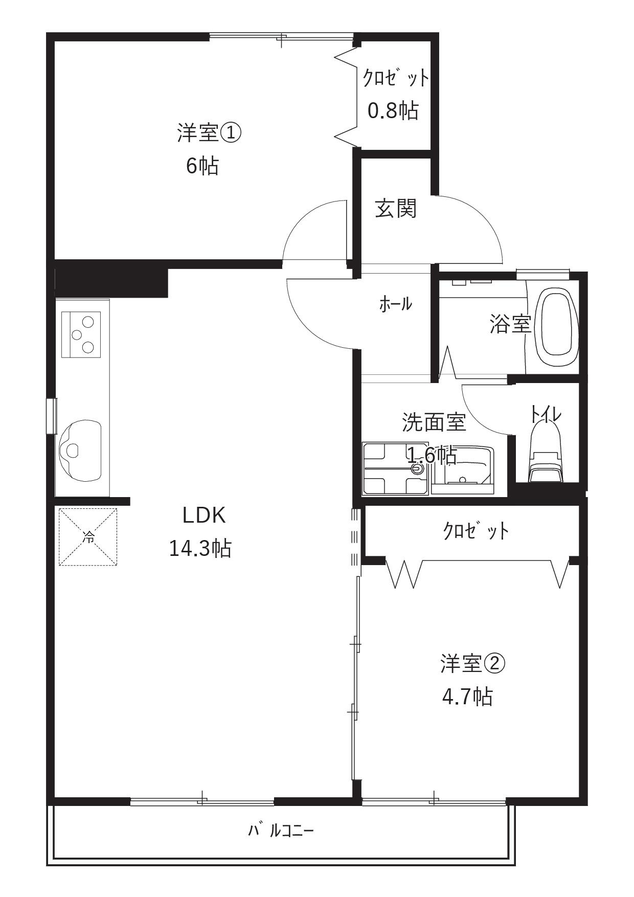 ロハスの間取り