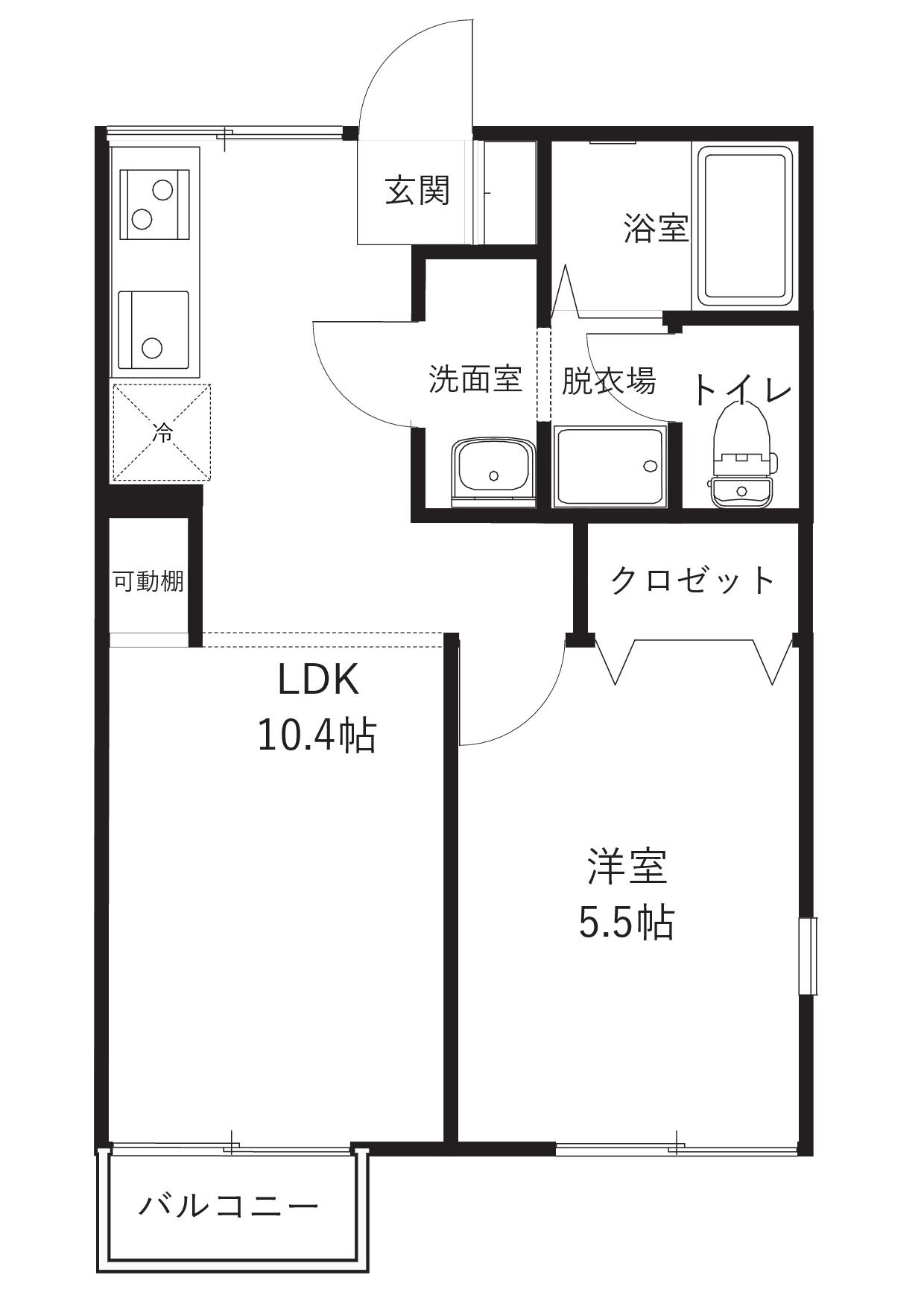 ジュネスの間取り