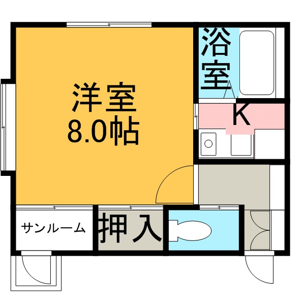 ぶるーむ・六方の間取り
