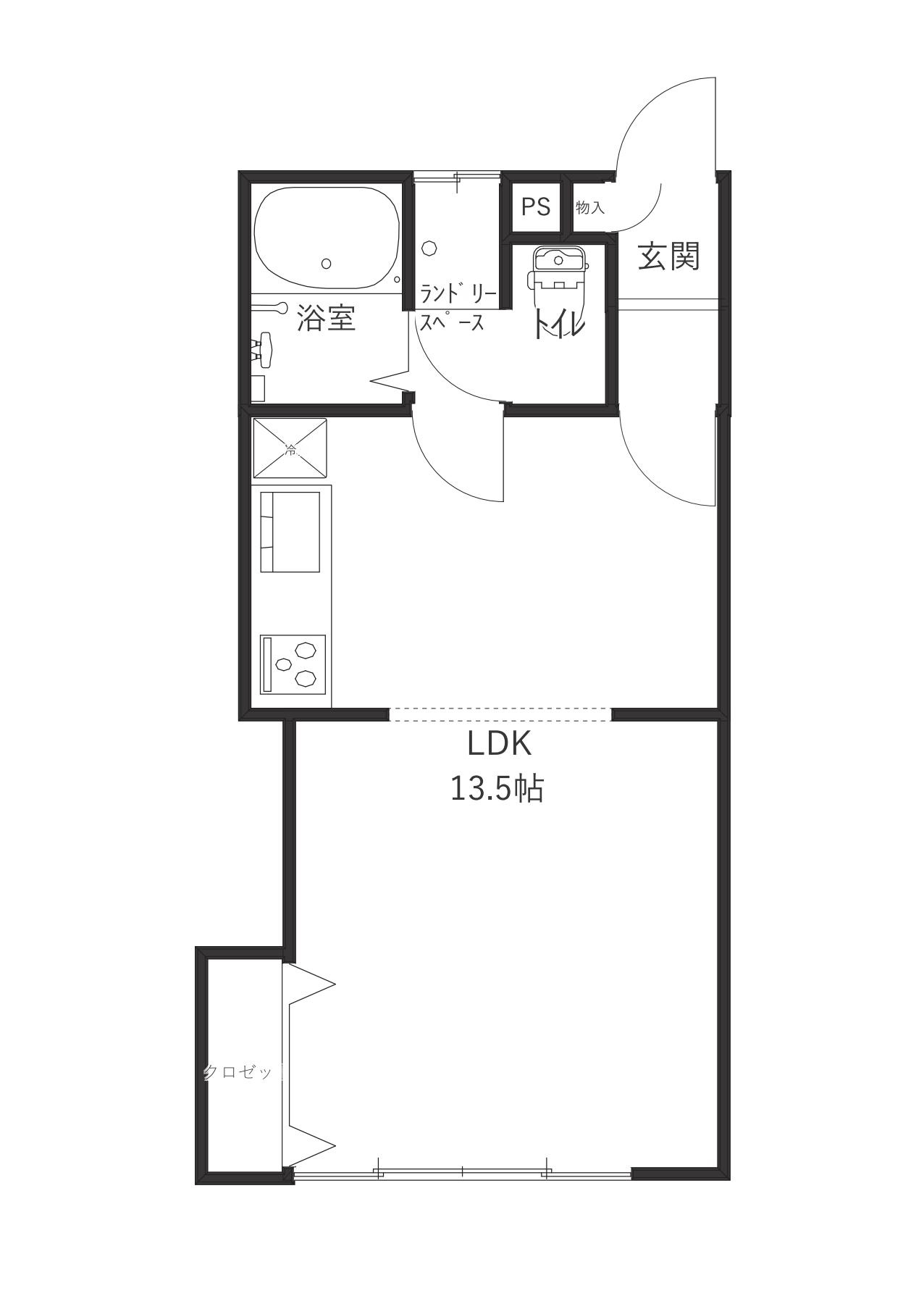 リバー浅ノ川の間取り