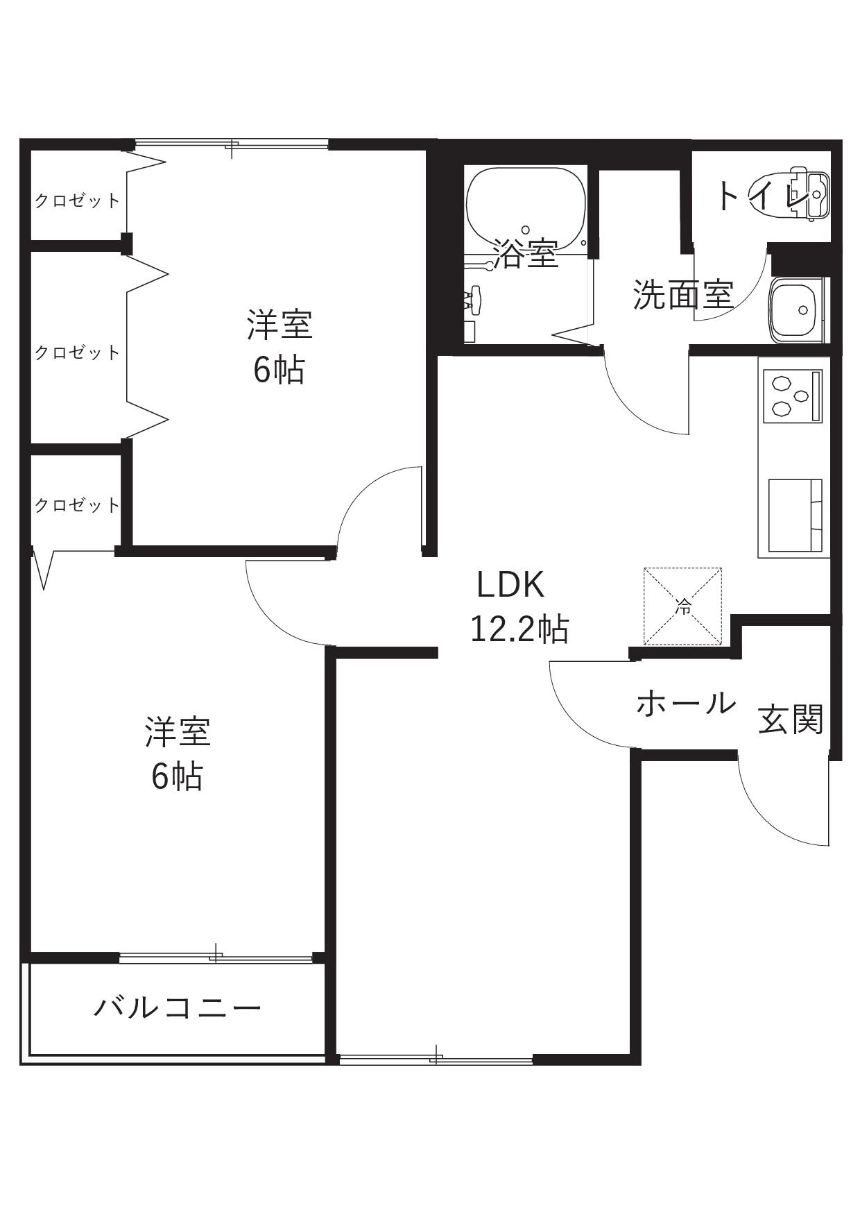 プレジャーハウスの間取り