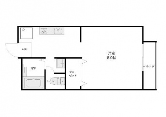 レジュウィールA棟の間取り