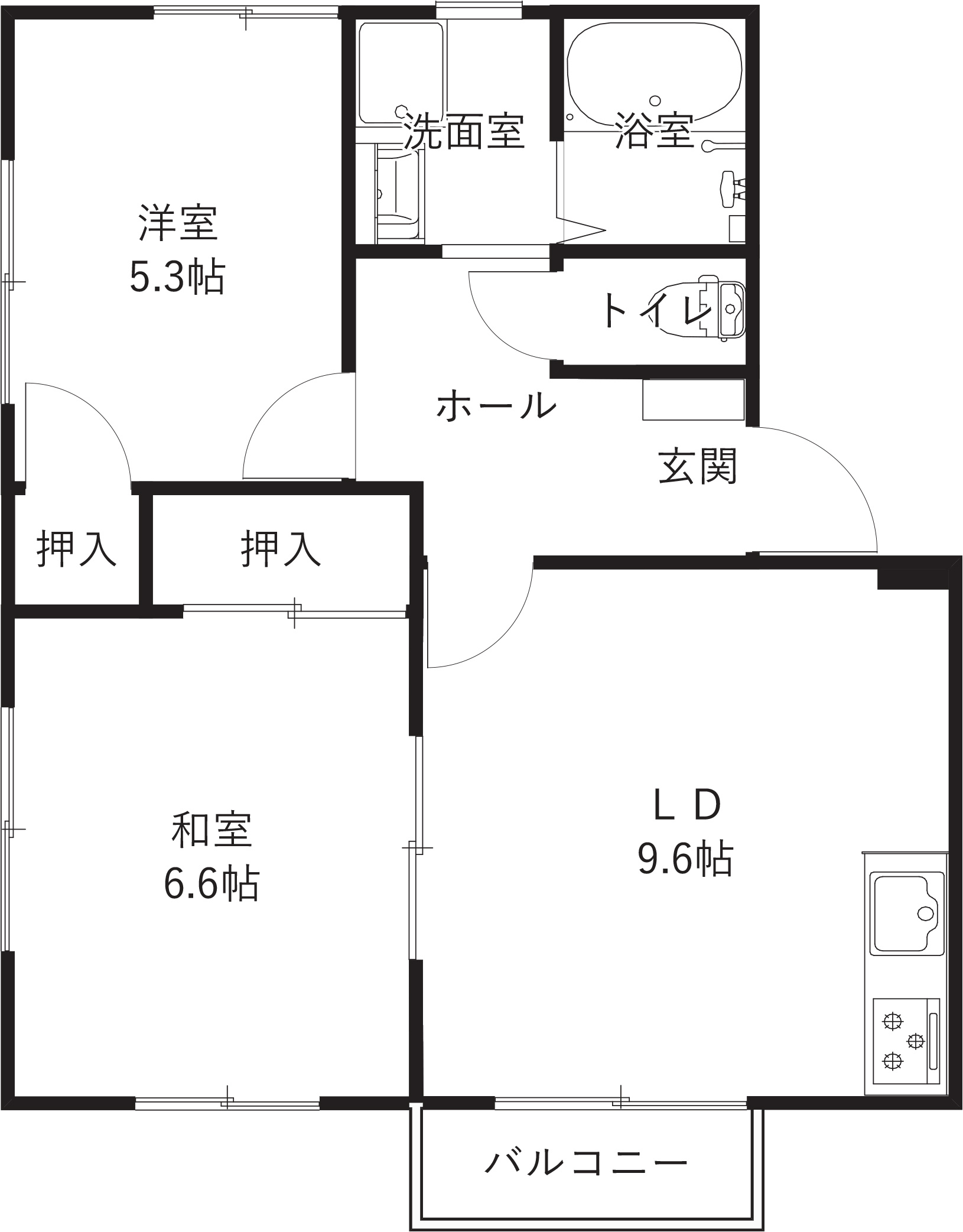 フレグランス1fの間取り