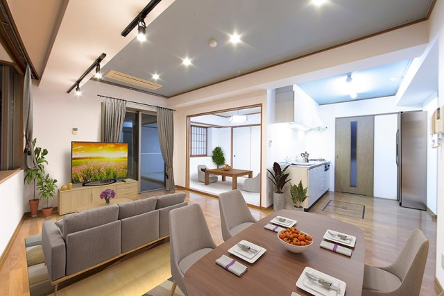 メリディアンコートの居間・リビング