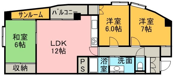 メリディアンコートの間取り