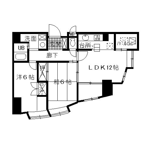 メリディアンコートの間取り