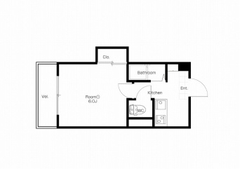 COLORER (クロレ)の間取り