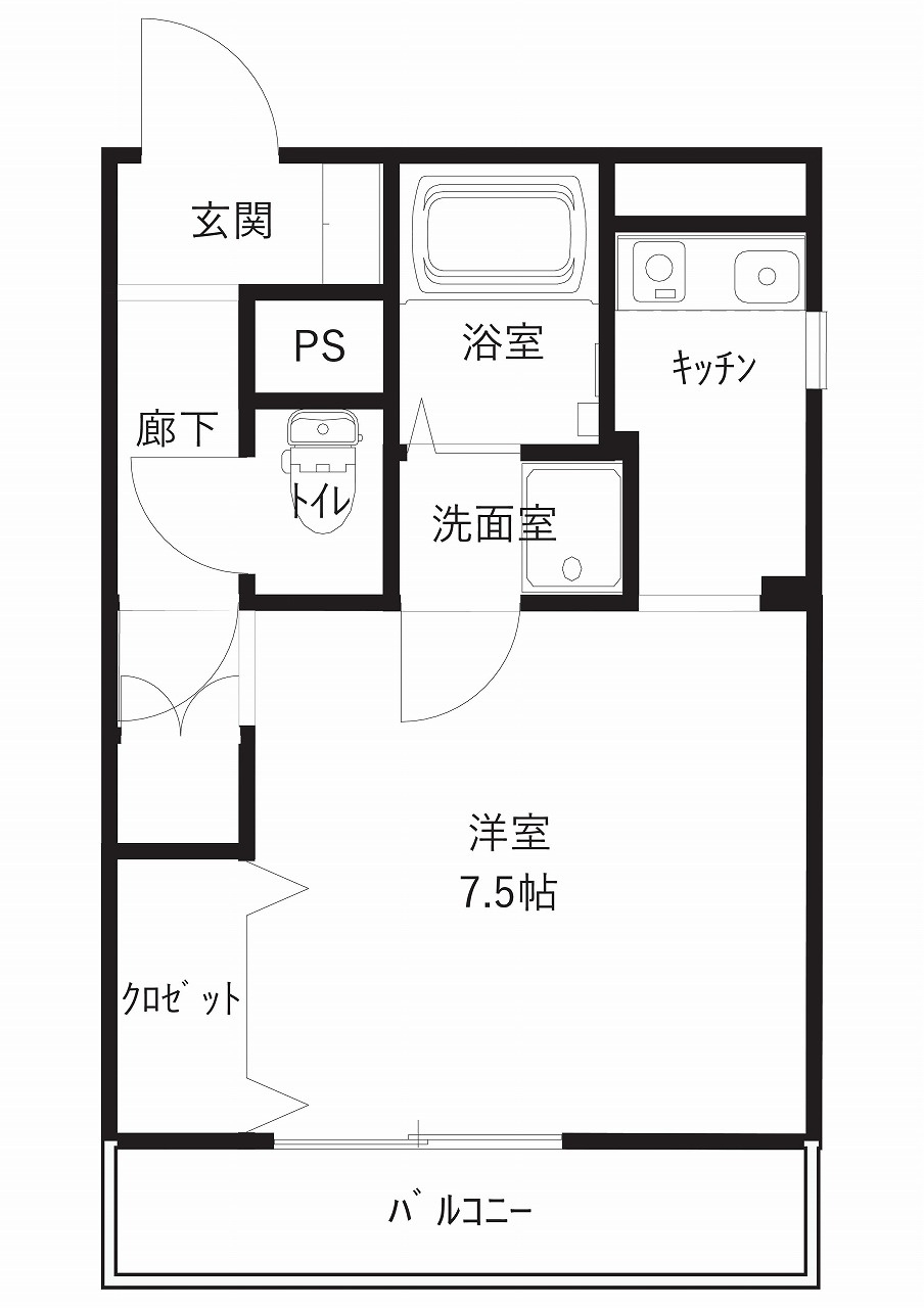 ウイングカナザワ1の間取り