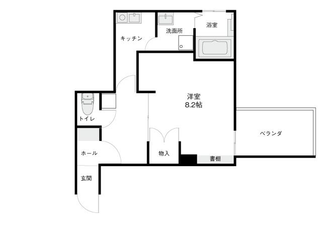シャトル三社の間取り