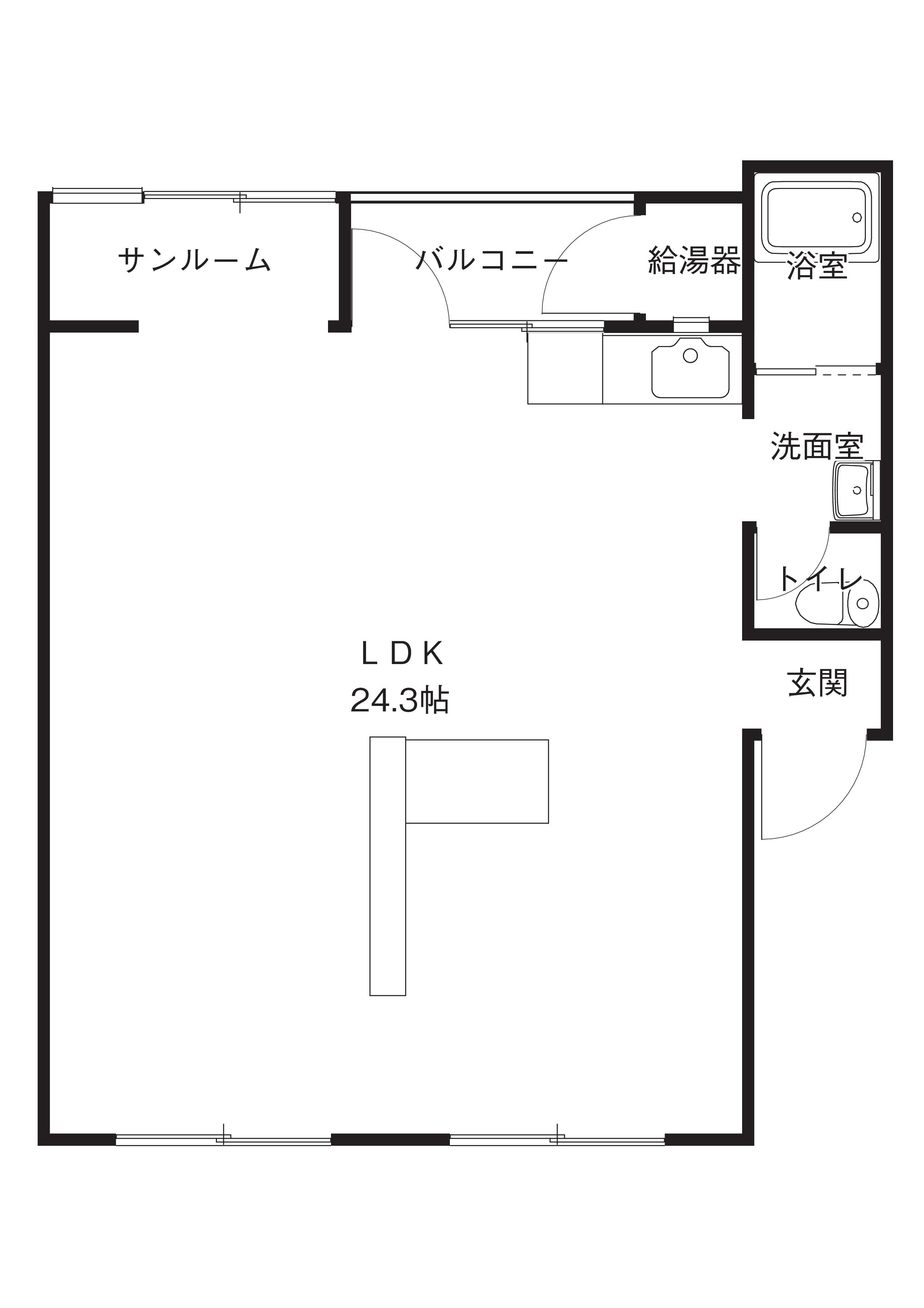 IDEAL SOUTHの間取り