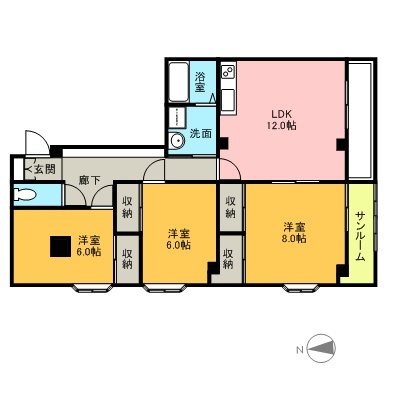 グレースヴィレッジの間取り