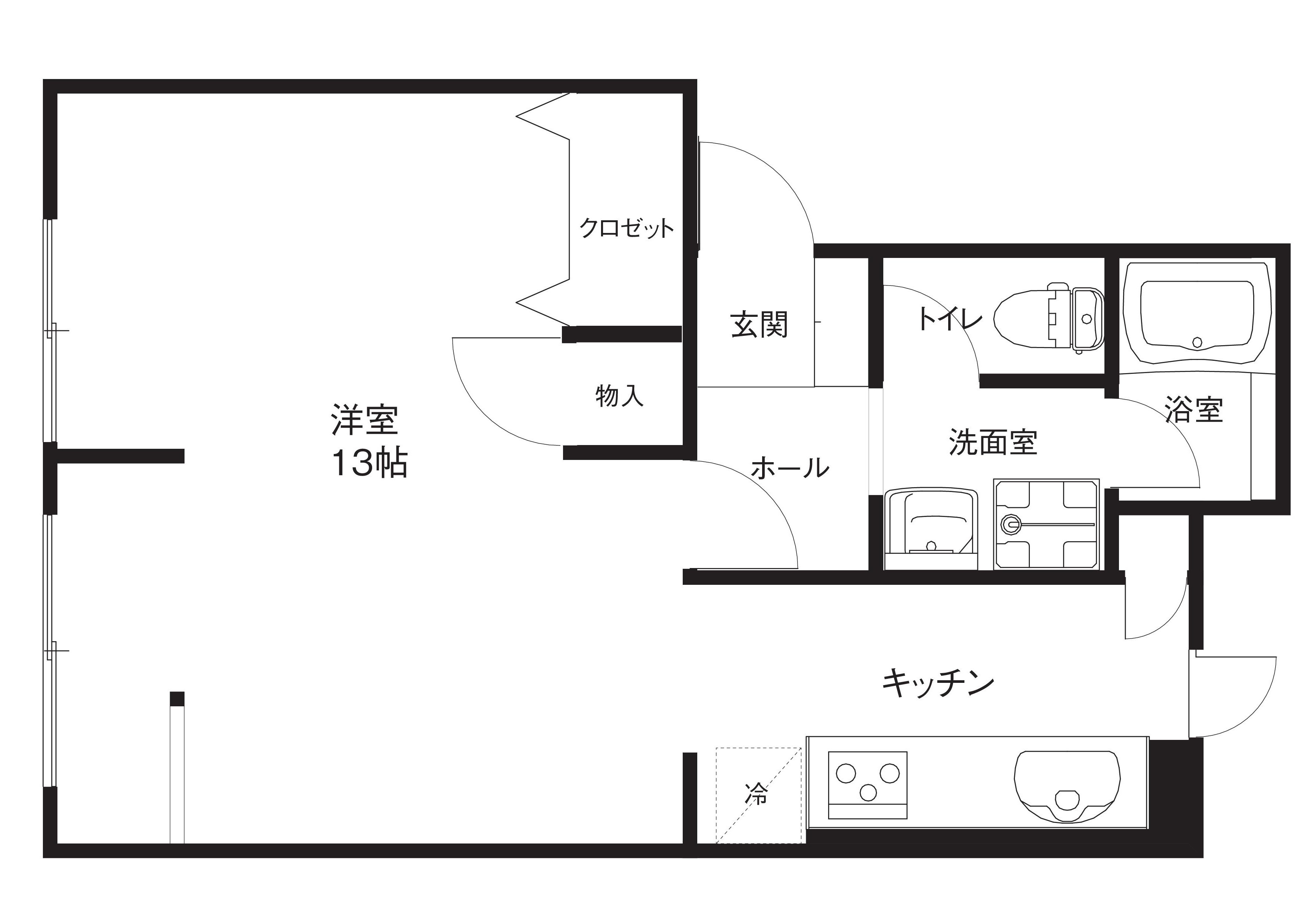 リバーサイドの間取り