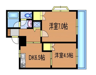 【間取り】 | サンフラワー三鷹ハイツ