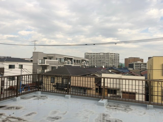 貝平ビル２F3Fの展望|３Ｆルーフテラスからの眺望です。