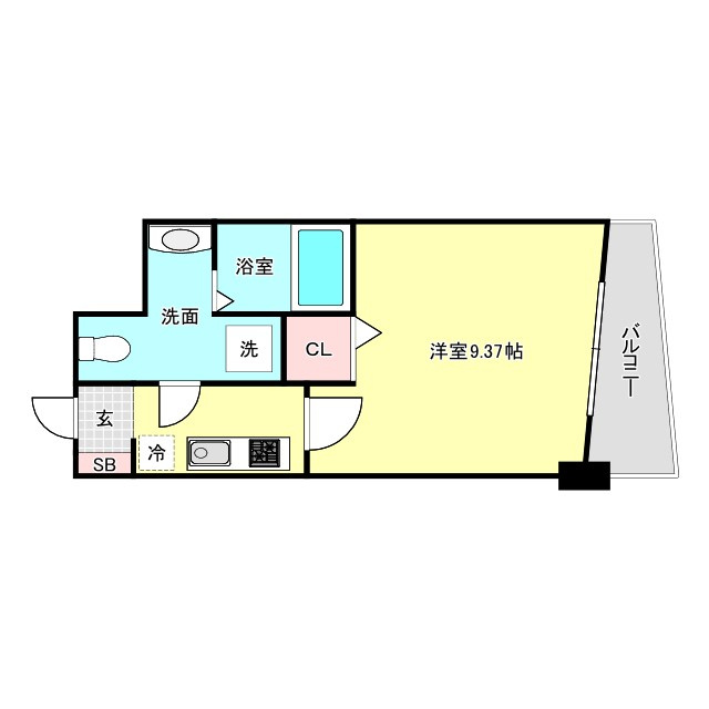 セレニテ日本橋ＳＵＤの間取り